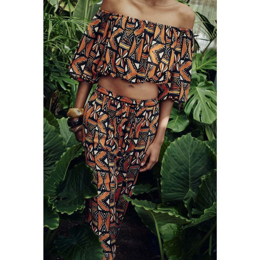 ZARA Printed Crop Top SIZE XS - Picture 4 of 7